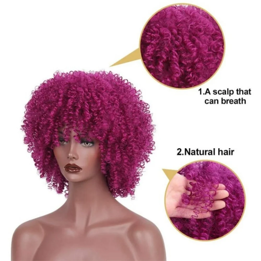 Blooming Hair High quality, Full  Curly Wig